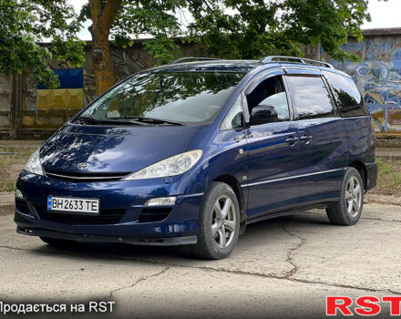 Синий Тойота Превиа, объемом двигателя 2 л и пробегом 276 тыс. км за 7400 $, фото 1 на Automoto.ua