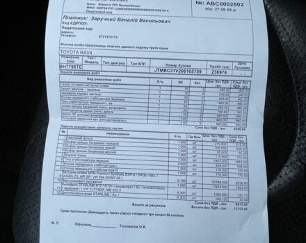 Сірий Тойота РАВ 4, об'ємом двигуна 2.2 л та пробігом 238 тис. км за 9900 $, фото 17 на Automoto.ua