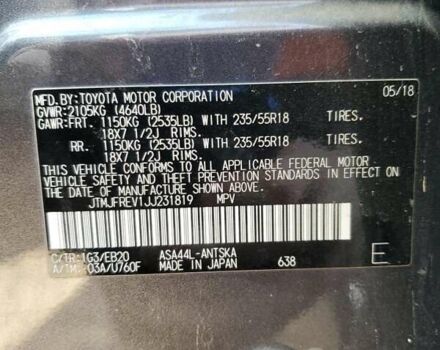 Сірий Тойота РАВ 4, об'ємом двигуна 2.49 л та пробігом 128 тис. км за 5400 $, фото 12 на Automoto.ua