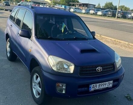 Синий Тойота РАВ 4, объемом двигателя 2 л и пробегом 420 тыс. км за 7300 $, фото 1 на Automoto.ua