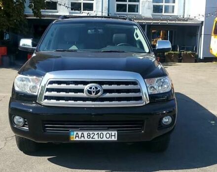 Черный Тойота Секвойя, объемом двигателя 5.7 л и пробегом 280 тыс. км за 27500 $, фото 1 на Automoto.ua