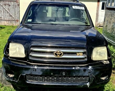 Черный Тойота Секвойя, объемом двигателя 4.7 л и пробегом 250 тыс. км за 2500 $, фото 1 на Automoto.ua