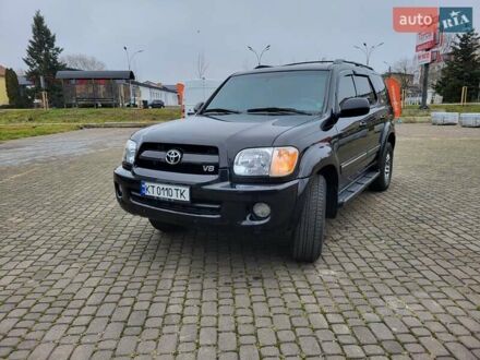 Черный Тойота Секвойя, объемом двигателя 4.7 л и пробегом 269 тыс. км за 15900 $, фото 1 на Automoto.ua