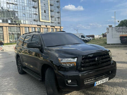 Черный Тойота Секвойя, объемом двигателя 5.7 л и пробегом 211 тыс. км за 22500 $, фото 1 на Automoto.ua