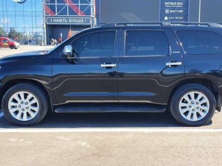 Черный Тойота Секвойя, объемом двигателя 5.7 л и пробегом 285 тыс. км за 20000 $, фото 1 на Automoto.ua