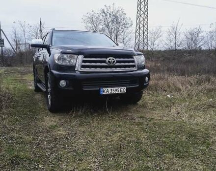 Черный Тойота Секвойя, объемом двигателя 5.7 л и пробегом 342 тыс. км за 40000 $, фото 1 на Automoto.ua