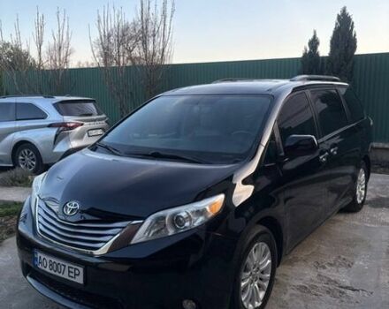 Черный Тойота Сиенна, объемом двигателя 3.46 л и пробегом 102 тыс. км за 23900 $, фото 1 на Automoto.ua