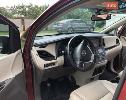 Красный Тойота Сиенна, объемом двигателя 3.5 л и пробегом 90 тыс. км за 24500 $, фото 14 на Automoto.ua