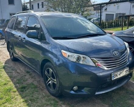 Синий Тойота Сиенна, объемом двигателя 3.5 л и пробегом 190 тыс. км за 17338 $, фото 1 на Automoto.ua