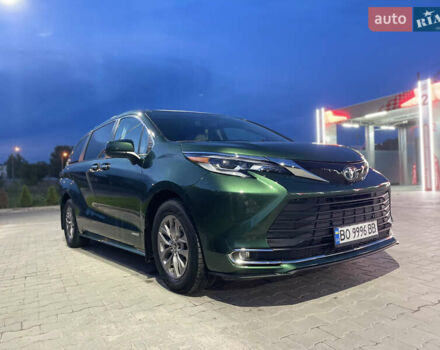 Зелений Тойота Сієнна, об'ємом двигуна 2.49 л та пробігом 165 тис. км за 39550 $, фото 4 на Automoto.ua