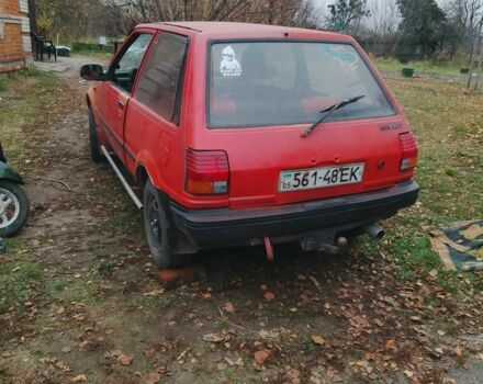 Червоний Тойота Старлет, об'ємом двигуна 1.3 л та пробігом 3 тис. км за 453 $, фото 1 на Automoto.ua