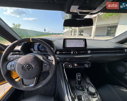 Желтый Тойота Супра, объемом двигателя 3 л и пробегом 17 тыс. км за 55555 $, фото 10 на Automoto.ua