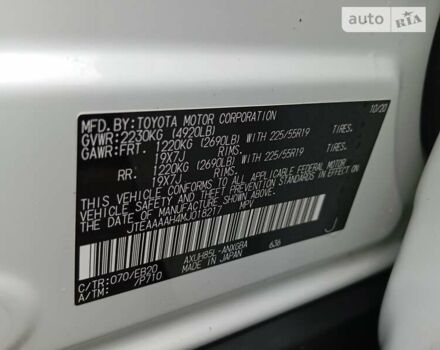 Белый Тойота Венза, объемом двигателя 2.49 л и пробегом 44 тыс. км за 30500 $, фото 4 на Automoto.ua