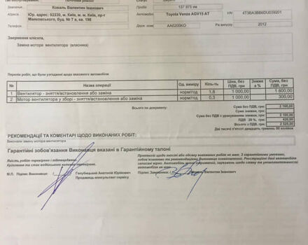 Тойота Венза, об'ємом двигуна 2.7 л та пробігом 143 тис. км за 18700 $, фото 16 на Automoto.ua