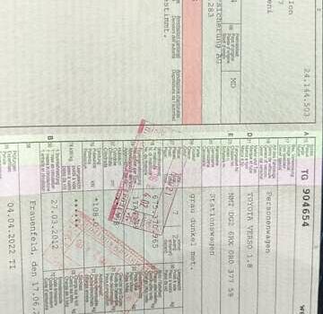 Тойота Версо, объемом двигателя 1.8 л и пробегом 221 тыс. км за 10499 $, фото 15 на Automoto.ua