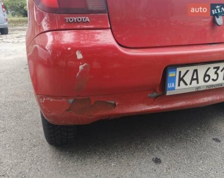 Красный Тойота Ярис, объемом двигателя 1 л и пробегом 260 тыс. км за 2750 $, фото 7 на Automoto.ua