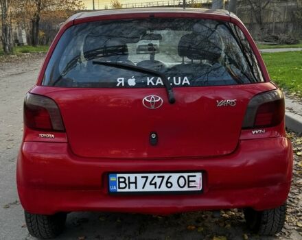 Красный Тойота Ярис, объемом двигателя 1 л и пробегом 185 тыс. км за 2700 $, фото 9 на Automoto.ua