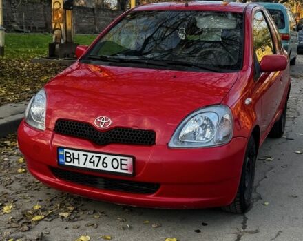 Красный Тойота Ярис, объемом двигателя 1 л и пробегом 185 тыс. км за 2700 $, фото 1 на Automoto.ua