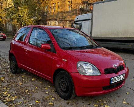 Красный Тойота Ярис, объемом двигателя 1 л и пробегом 185 тыс. км за 2700 $, фото 5 на Automoto.ua