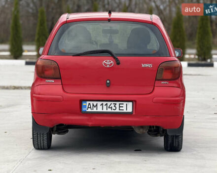 Красный Тойота Ярис, объемом двигателя 1 л и пробегом 240 тыс. км за 2600 $, фото 5 на Automoto.ua