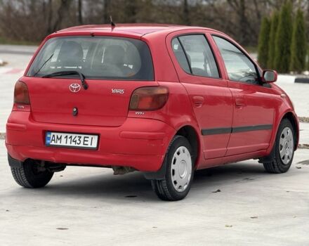 Красный Тойота Ярис, объемом двигателя 1 л и пробегом 240 тыс. км за 2600 $, фото 5 на Automoto.ua