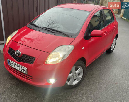 Красный Тойота Ярис, объемом двигателя 1.3 л и пробегом 182 тыс. км за 5900 $, фото 5 на Automoto.ua