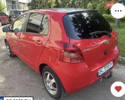 Красный Тойота Ярис, объемом двигателя 1.4 л и пробегом 380 тыс. км за 4800 $, фото 1 на Automoto.ua