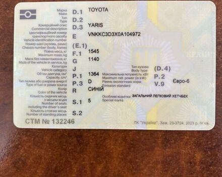 Тойота Яріс 2016 у Никополе на Automoto.ua Синій Тойота Яріс, об'ємом двигуна 1.36 л та пробігом 174 тис. км за 10500 $, фото 11 на Automoto.ua