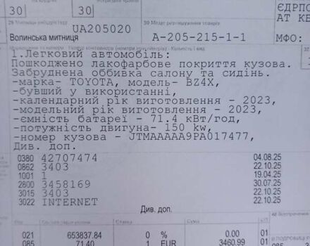 Білий Тойота bZ4X, об'ємом двигуна 0 л та пробігом 48 тис. км за 25300 $, фото 42 на Automoto.ua