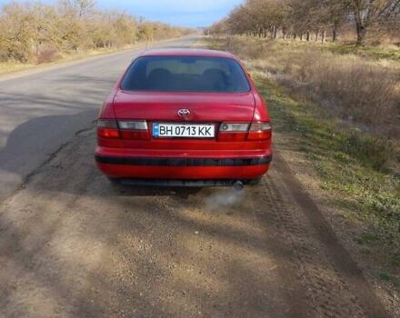 Красный Тойота Carina E, объемом двигателя 2 л и пробегом 375 тыс. км за 3100 $, фото 4 на Automoto.ua