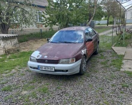 Красный Тойота Carina E, объемом двигателя 1.6 л и пробегом 450 тыс. км за 1150 $, фото 9 на Automoto.ua