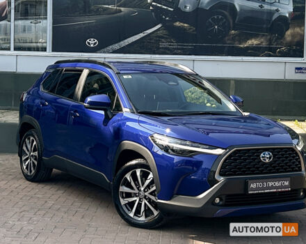 Синий Тойота Corolla Cross, объемом двигателя 2 л и пробегом 20 тыс. км за 36320 $, фото 2 на Automoto.ua