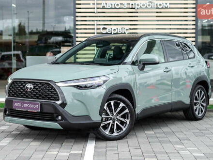 Зеленый Тойота Corolla Cross, объемом двигателя 2 л и пробегом 20 тыс. км за 37687 $, фото 1 на Automoto.ua