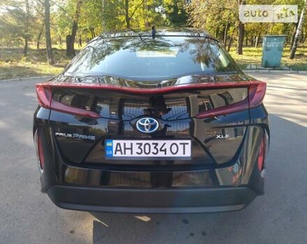 Черный Тойота Prius Prime, объемом двигателя 1.8 л и пробегом 9 тыс. км за 24750 $, фото 5 на Automoto.ua