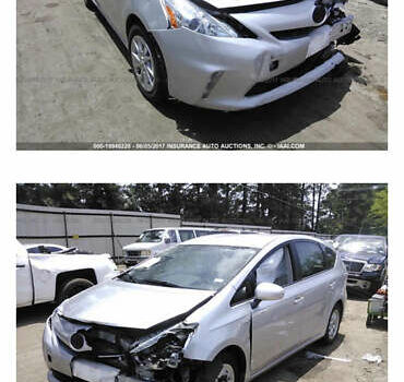 Серый Тойота Prius v, объемом двигателя 1.8 л и пробегом 220 тыс. км за 11499 $, фото 19 на Automoto.ua