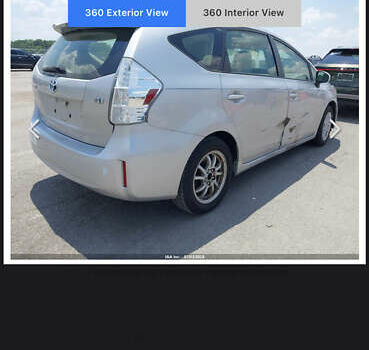 Серый Тойота Prius v, объемом двигателя 1.8 л и пробегом 180 тыс. км за 13200 $, фото 13 на Automoto.ua