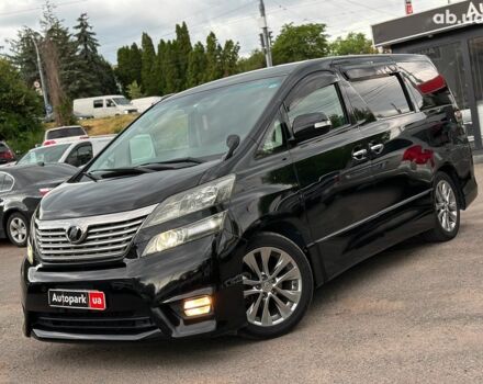 Черный Тойота Веллфаир, объемом двигателя 2.4 л и пробегом 150 тыс. км за 14890 $, фото 1 на Automoto.ua