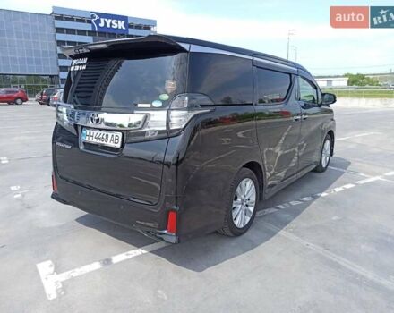 Черный Тойота Веллфаир, объемом двигателя 2.49 л и пробегом 107 тыс. км за 33500 $, фото 6 на Automoto.ua