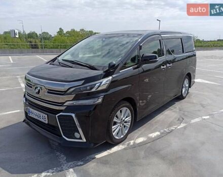 Черный Тойота Веллфаир, объемом двигателя 2.49 л и пробегом 107 тыс. км за 33500 $, фото 1 на Automoto.ua