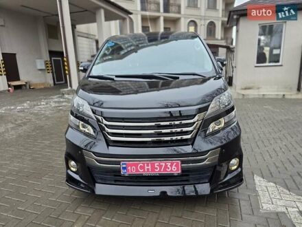 Черный Тойота Веллфаир, объемом двигателя 2.4 л и пробегом 78 тыс. км за 19300 $, фото 1 на Automoto.ua