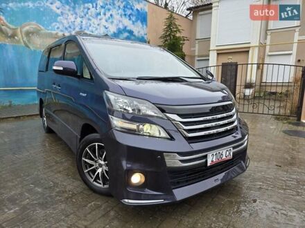 Синий Тойота Веллфаир, объемом двигателя 2.4 л и пробегом 79 тыс. км за 22900 $, фото 1 на Automoto.ua