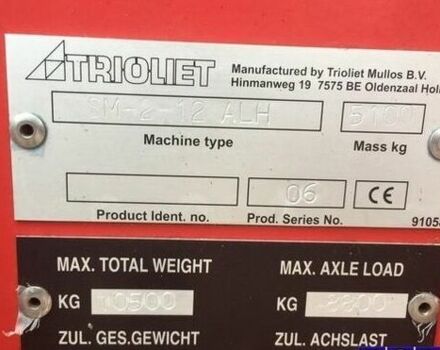 Trioliet Другая, объемом двигателя 0 л и пробегом 0 тыс. км за 18012 $, фото 12 на Automoto.ua