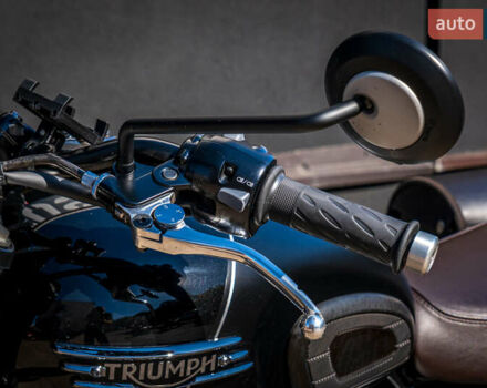 Черный Триумф Бонневиль, объемом двигателя 1.2 л и пробегом 9 тыс. км за 15500 $, фото 10 на Automoto.ua