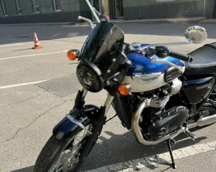 Черный Триумф Бонневиль, объемом двигателя 0.9 л и пробегом 1 тыс. км за 10900 $, фото 10 на Automoto.ua