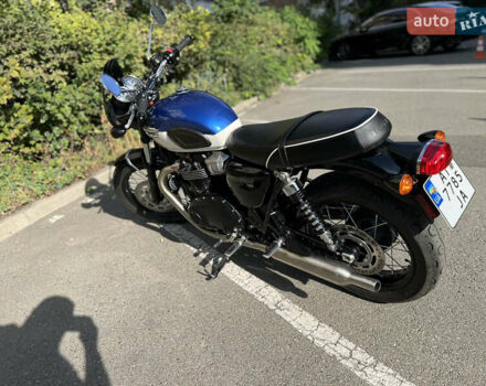 Черный Триумф Бонневиль, объемом двигателя 0.9 л и пробегом 1 тыс. км за 10900 $, фото 6 на Automoto.ua