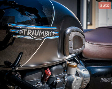Черный Триумф Бонневиль, объемом двигателя 1.2 л и пробегом 9 тыс. км за 15500 $, фото 13 на Automoto.ua
