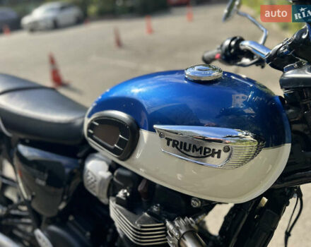 Черный Триумф Бонневиль, объемом двигателя 0.9 л и пробегом 1 тыс. км за 10900 $, фото 22 на Automoto.ua