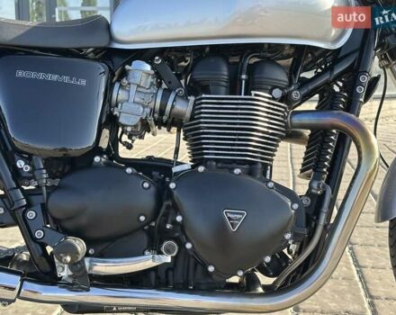 Серый Триумф Бонневиль, объемом двигателя 0.87 л и пробегом 18 тыс. км за 6300 $, фото 8 на Automoto.ua