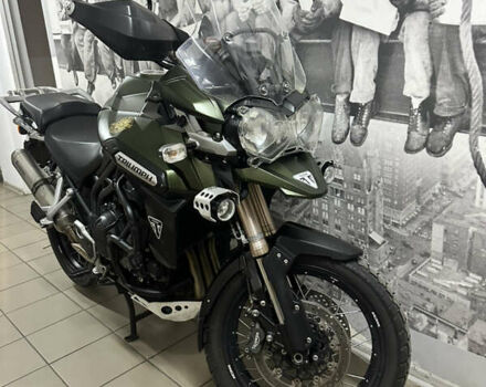 Триумф Тигр 2013 в Черкассах на Automoto.ua Зеленый Триумф Тигр, объемом двигателя 1.2 л и пробегом 8 тыс. км за 8000 $, фото 1 на Automoto.ua