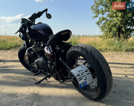 Черный Триумф Bobber, объемом двигателя 1.2 л и пробегом 5 тыс. км за 20000 $, фото 9 на Automoto.ua
